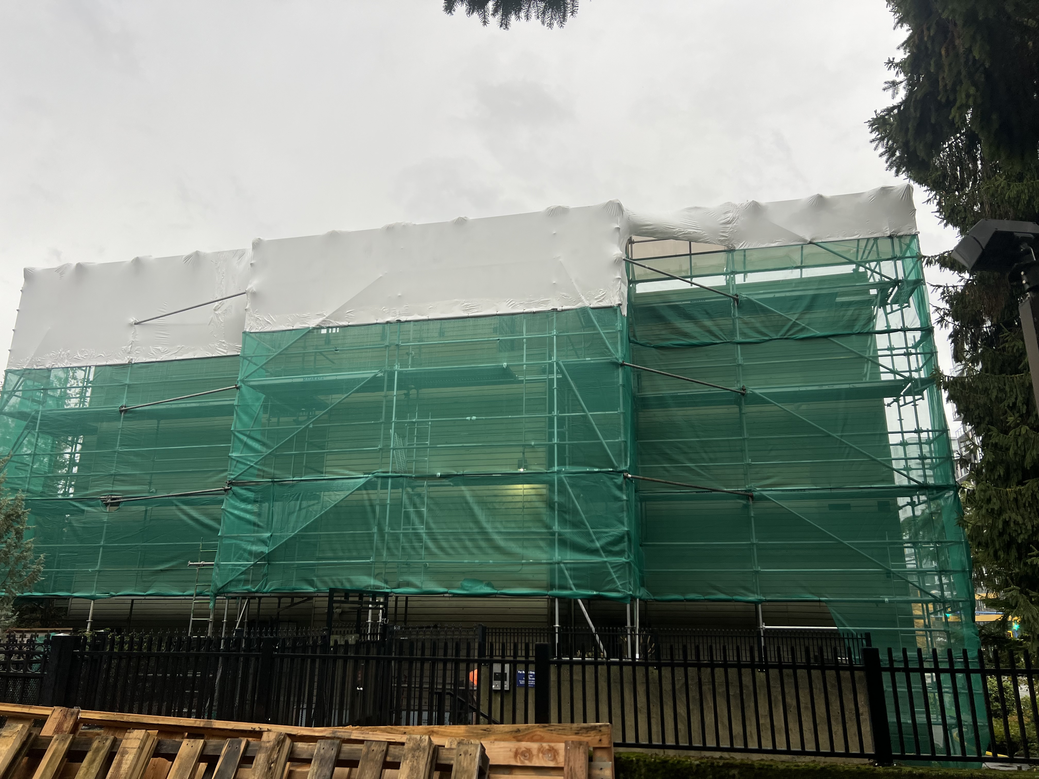 Multi-residential Hardie siding and envelope upgrade